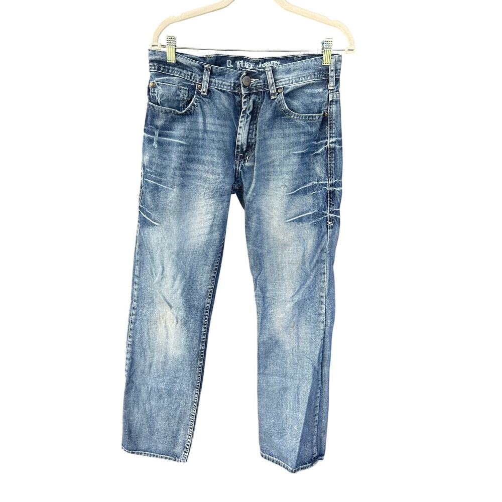 B. Tuff Casey Women’s Jeans 31x34 Y2K Western Distressed Straight Leg Denim
